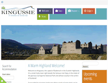 Tablet Screenshot of kingussie.co.uk